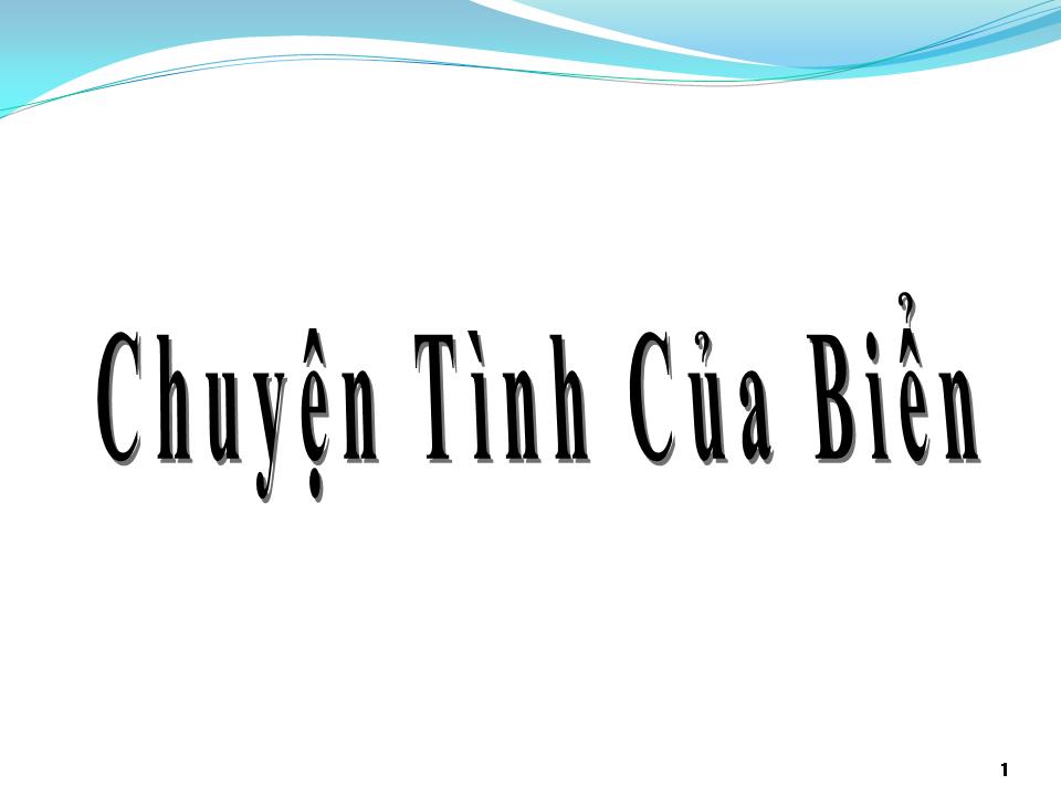 Lời bài hát CHUYỆN TÌNH CỦA BIỂN