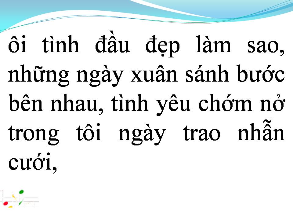 Lời bài hát CHUYỆN TÌNH CỦA TÔI