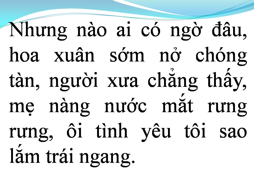 Lời bài hát CHUYỆN TÌNH CỦA TÔI