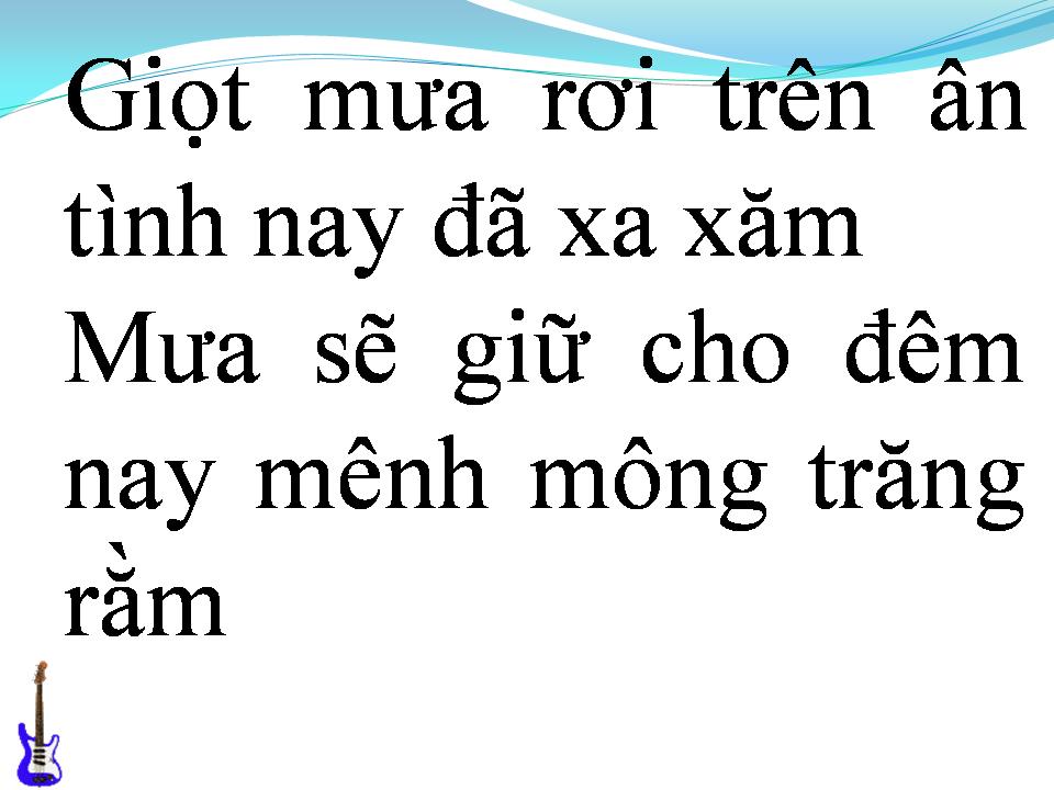 Lời bài hát CHUYỆN TÌNH ĐÃ QUA