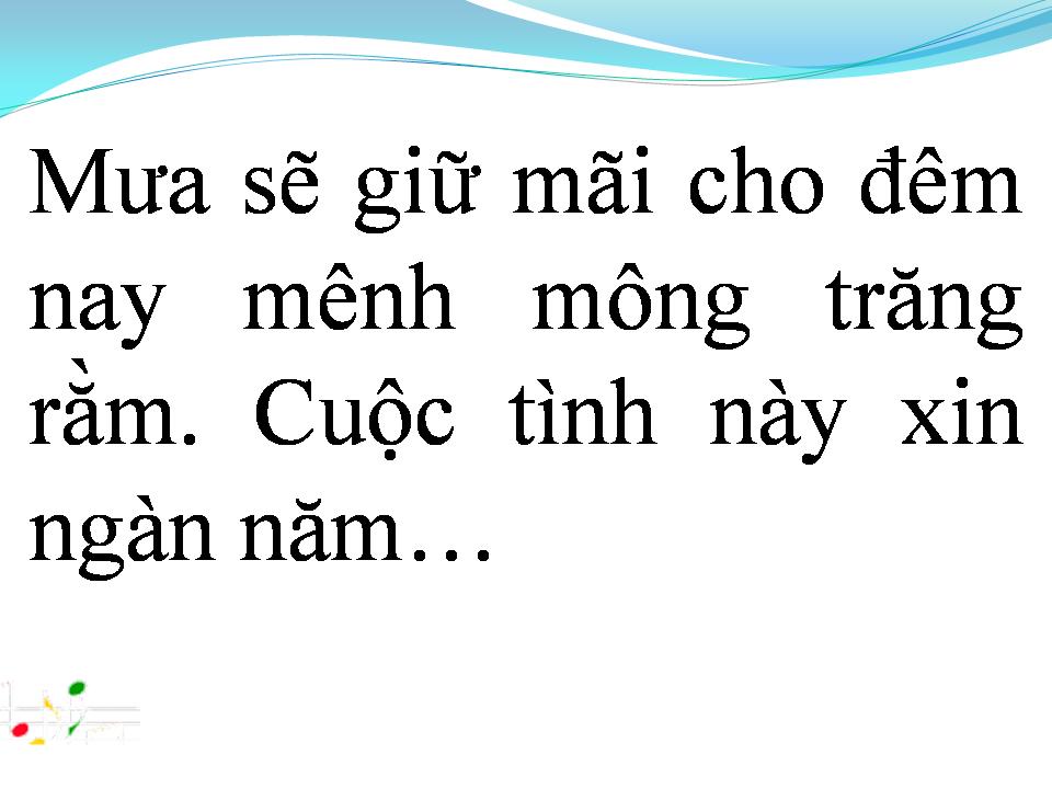 Lời bài hát CHUYỆN TÌNH ĐÃ QUA