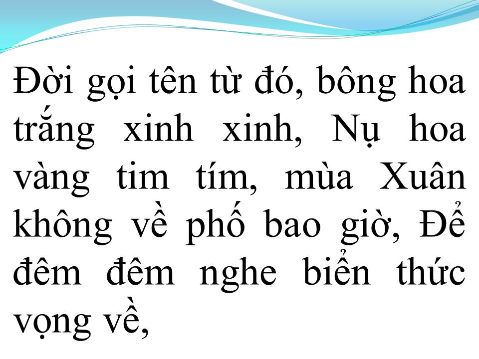 Lời bài hát CHUYỆN TÌNH HOA MUỐNG BIỂN