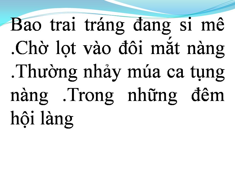 Lời bài hát CHUYỆN TÌNH LA LAN