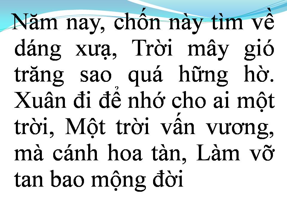 Lời bài hát CHUYỆN TÌNH MIMOSA