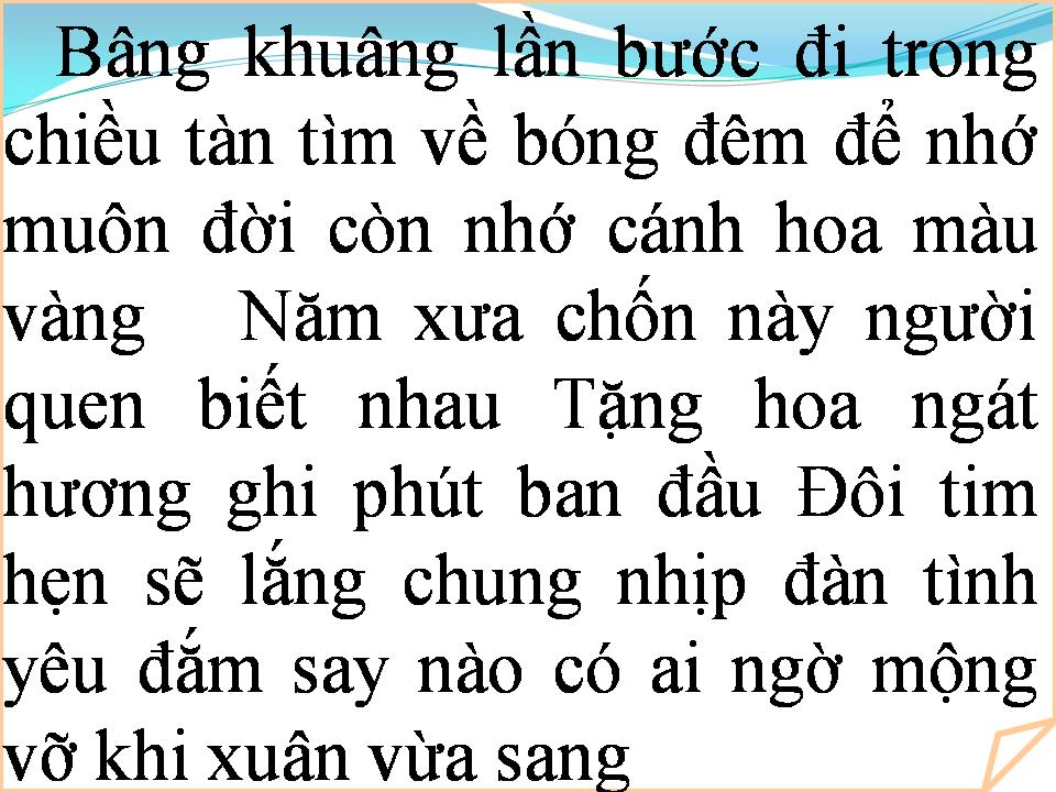Lời bài hát CHUYỆN TÌNH MIMOSA