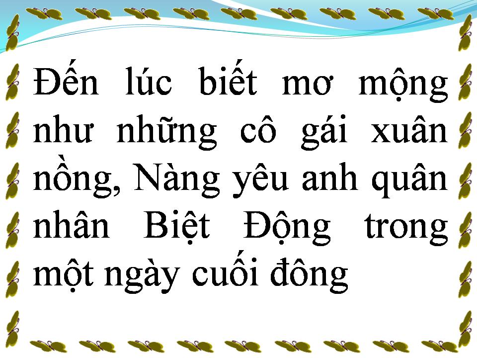 Lời bài hát CHUYỆN TÌNH MỘNG THƯỜNG