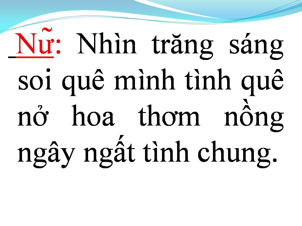 Lời bài hát CHUYỆN TÌNH NƠI LÀNG QUÊ