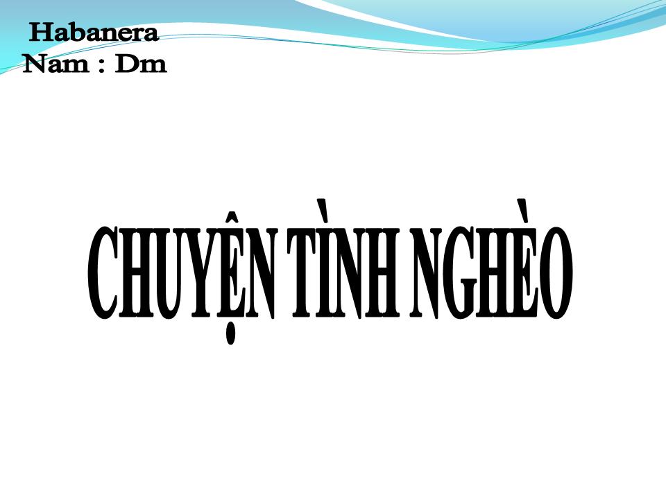 Lời bài hát CHUYỆN TÌNH NGHÈO