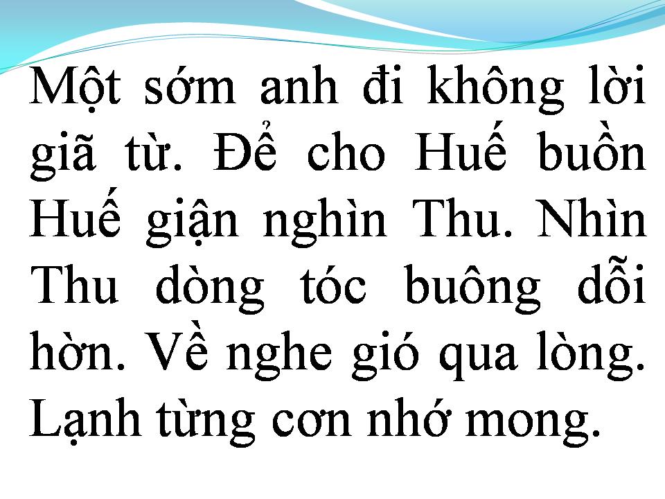 Lời bài hát CHUYỆN TÌNH SÔNG HƯƠNG