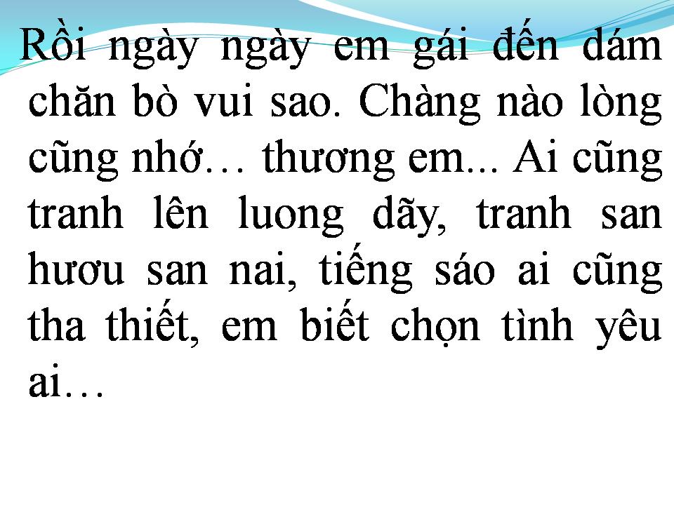Lời bài hát CHUYỆN TÌNH THẢO NGUYÊN