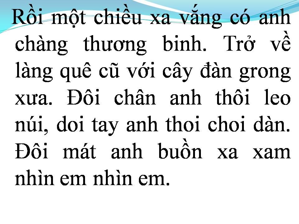 Lời bài hát CHUYỆN TÌNH THẢO NGUYÊN