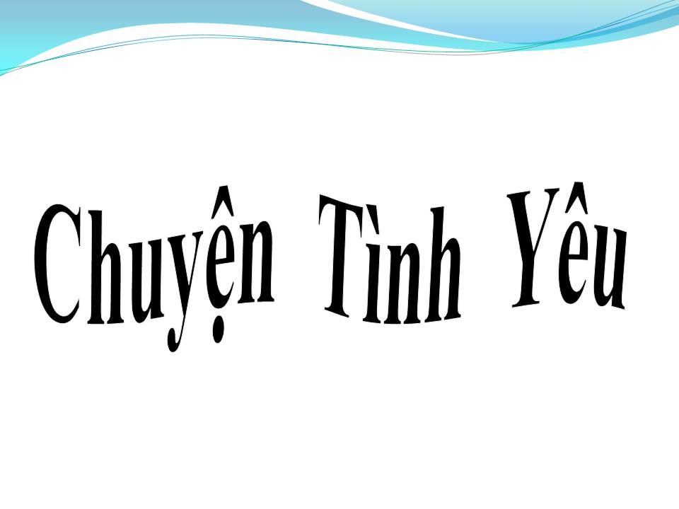 Lời bài hát CHUYỆN TÌNH YÊU