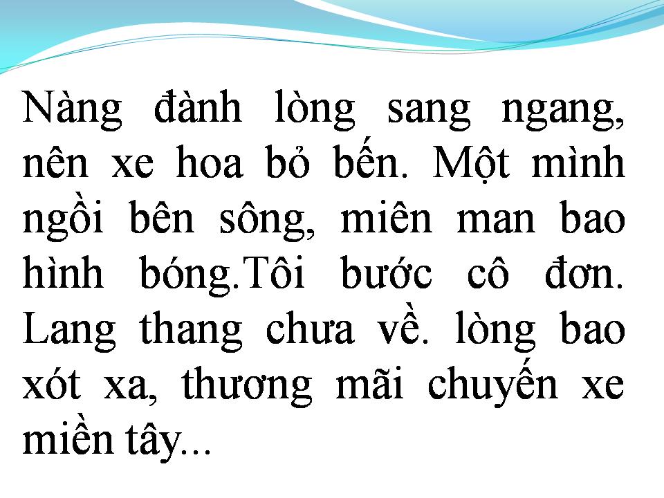 Lời bài hát CHUYẾN XE MIỀN TÂY