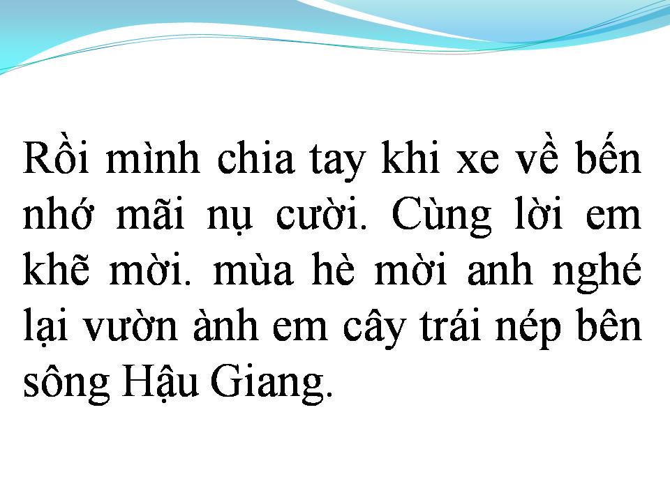 Lời bài hát CHUYẾN XE MIỀN TÂY