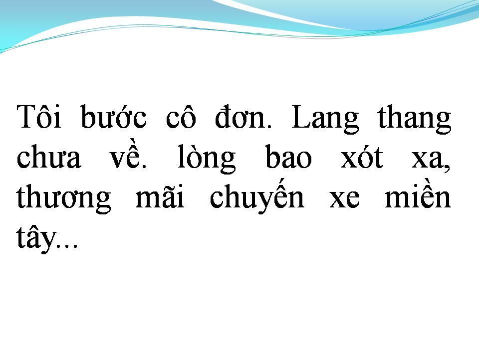 Lời bài hát CHUYẾN XE MIỀN TÂY