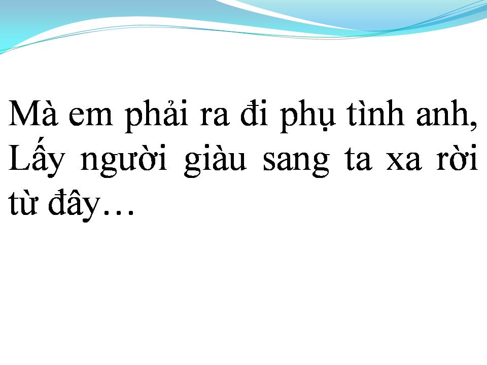 Lời bài hát CHỮ HIẾU CHỮ TÌNH