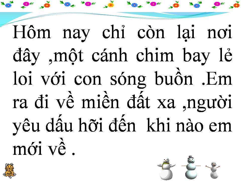 Lời bài hát CHỪNG NÀO EM MỚI QUAY VỀ