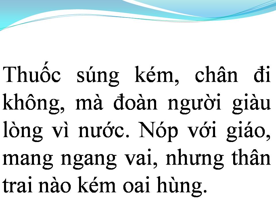 Lời bài hát NAM BỘ KHÁNG CHIẾN