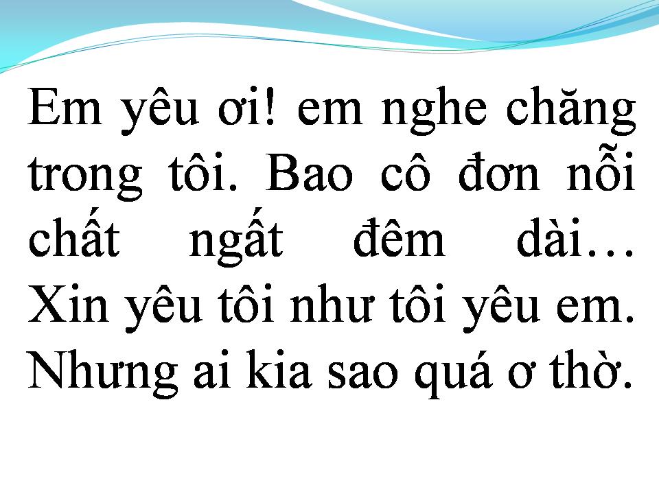 Lời bài hát NÀNG GIÁNG TIÊN