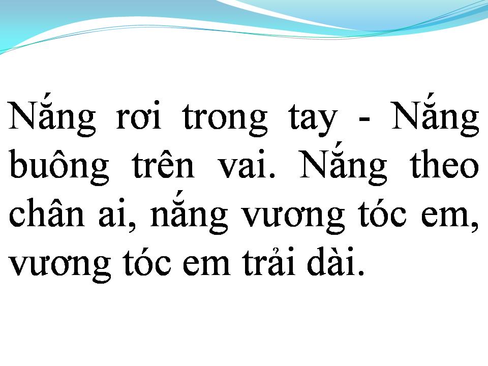 Lời bài hát NẮNG SÀI GÒN