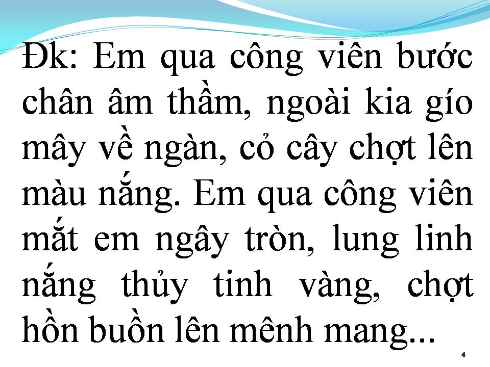 Lời bài hát NẮNG THỦY TINH