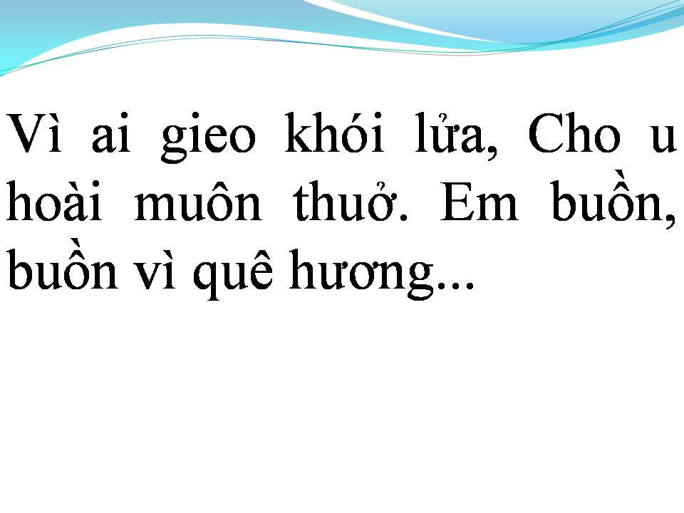 Lời bài hát NÉT BUỒN THỜI CHIẾN