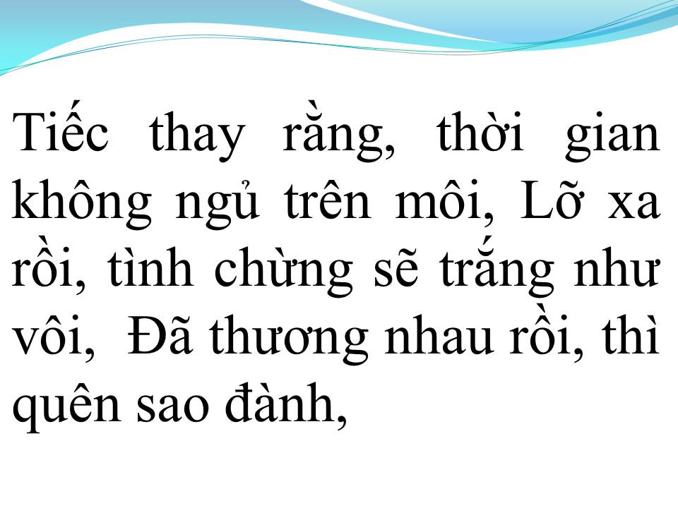 Lời bài hát NẾU ANH ĐỪNG HẸN (LỠ YÊU RỒI)
