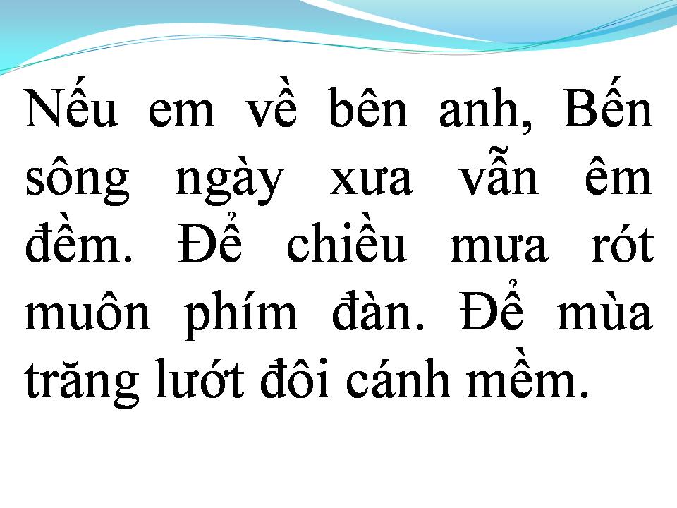 Lời bài hát NẾU EM VỀ BÊN ANH