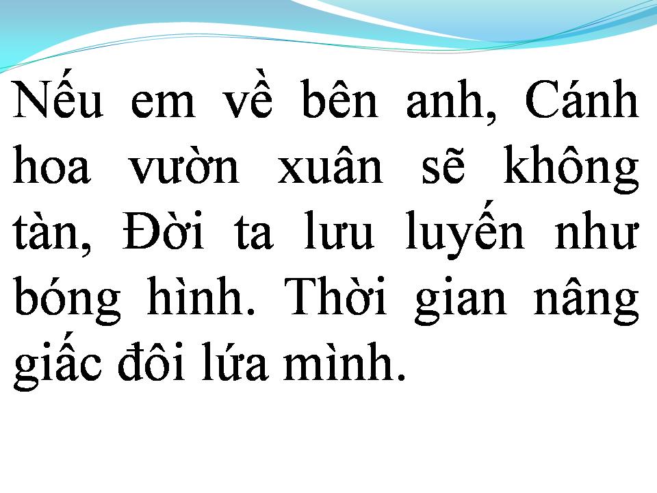 Lời bài hát NẾU EM VỀ BÊN ANH