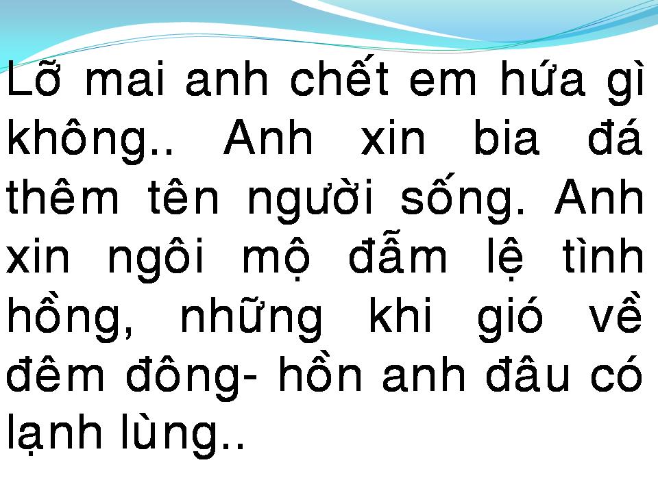 Lời bài hát NẾU MAI ANH CHẾT (LỠ MAI ANH CHẾT)