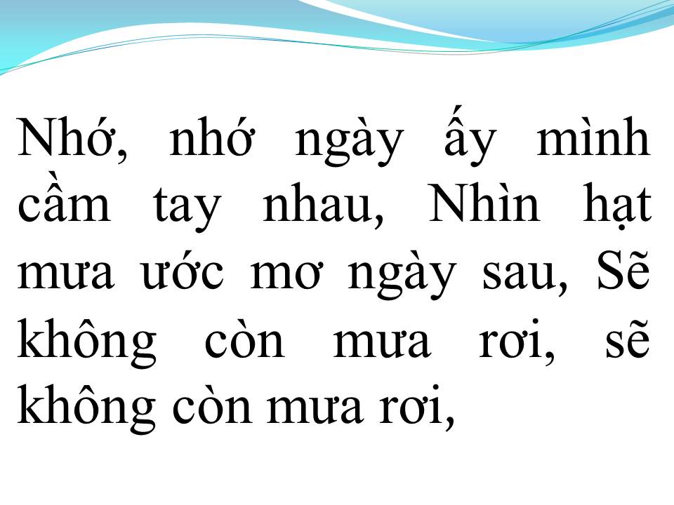 Lời bài hát NẾU MỘT NGÀY