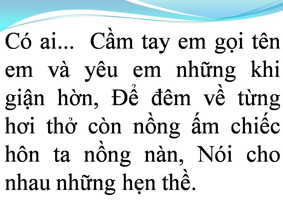 Lời bài hát NẾU NHƯ NGÀY ANH ĐẾN