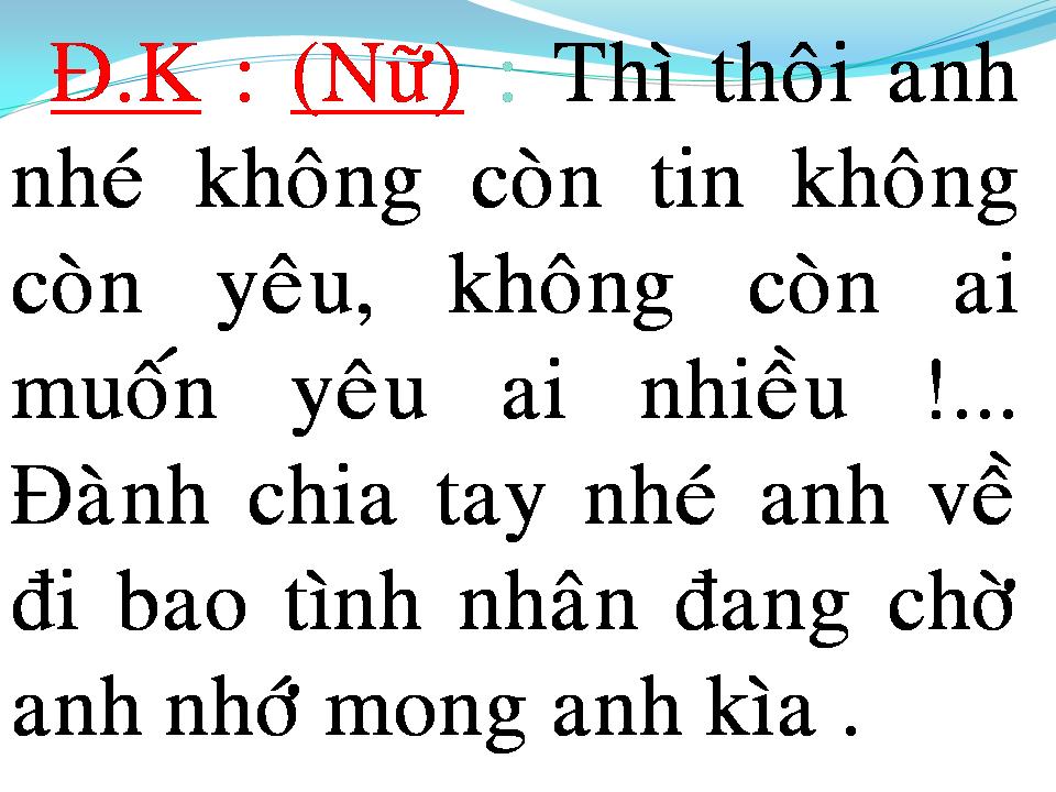Lời bài hát NẾU TA CÒN YÊU NHAU