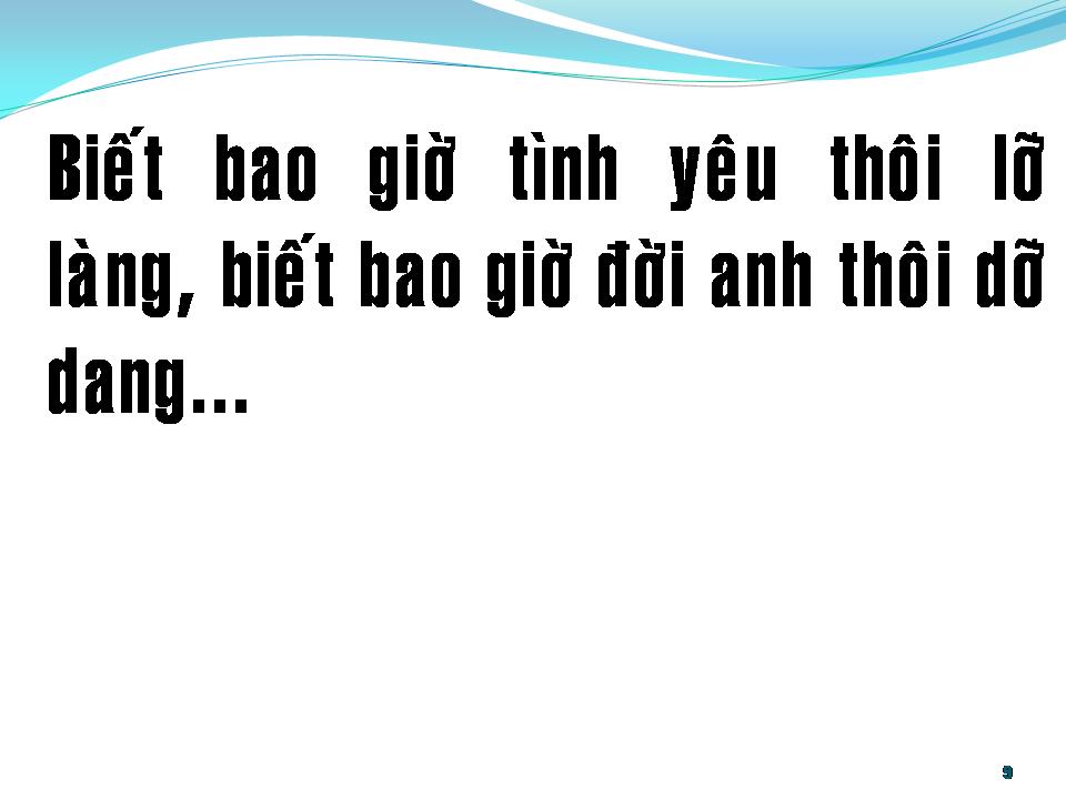 Lời bài hát NẾU XA NHAU