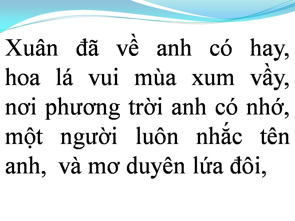 Lời bài hát NẾU XUÂN NÀY VẮNG ANH