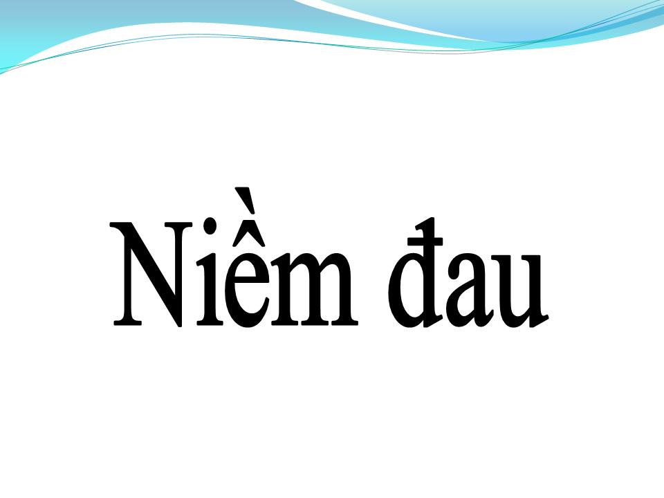 Lời bài hát NIỀM ĐAU