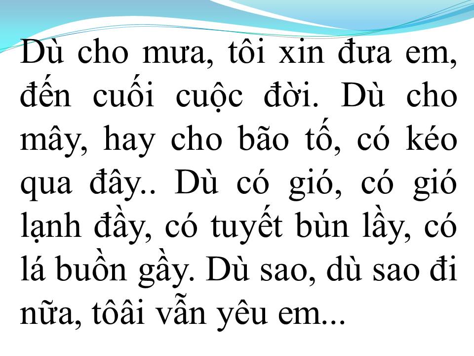 Lời bài hát NIỆM KHÚC CUỐI