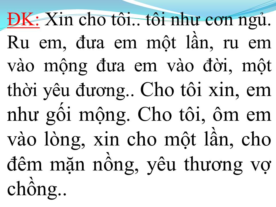 Lời bài hát NIỆM KHÚC CUỐI