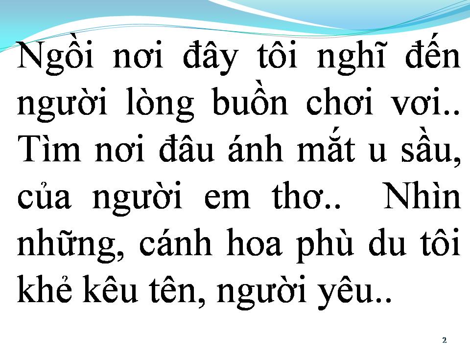 Lời bài hát NIỀM NHỚ