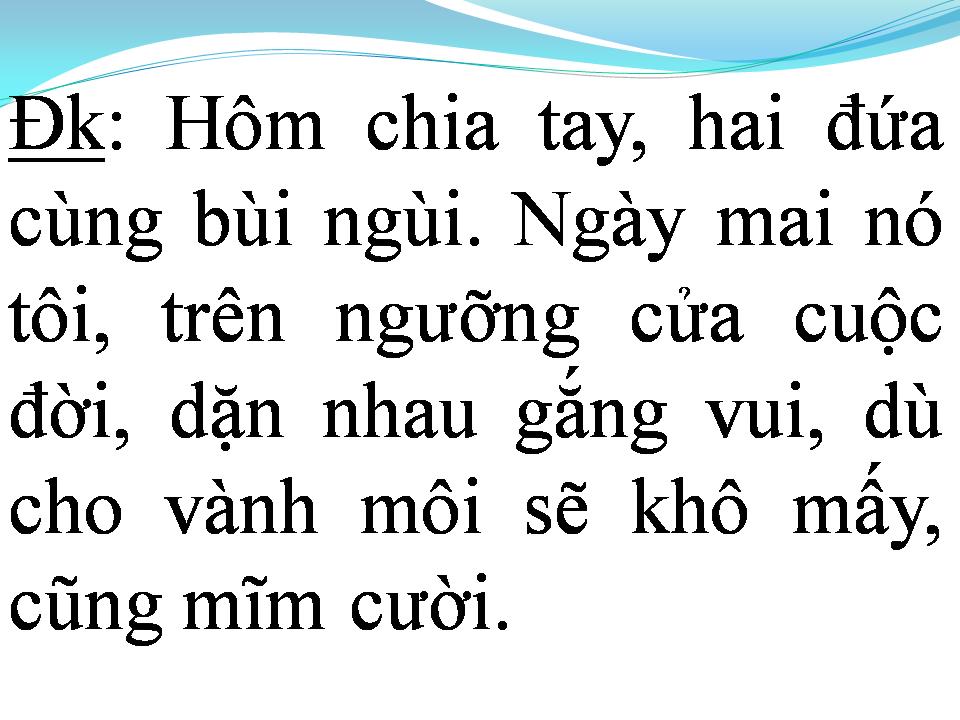 Lời bài hát NÓ VÀ TÔI