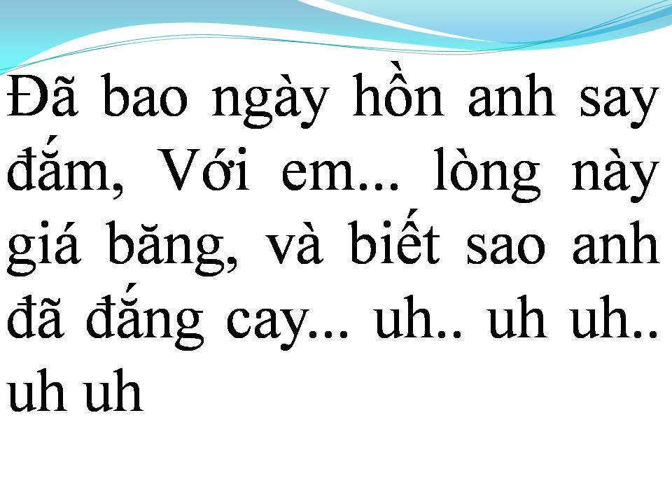 Lời bài hát NÓI SAO CHO EM HIỂU (HOW CAN I TELL HER)