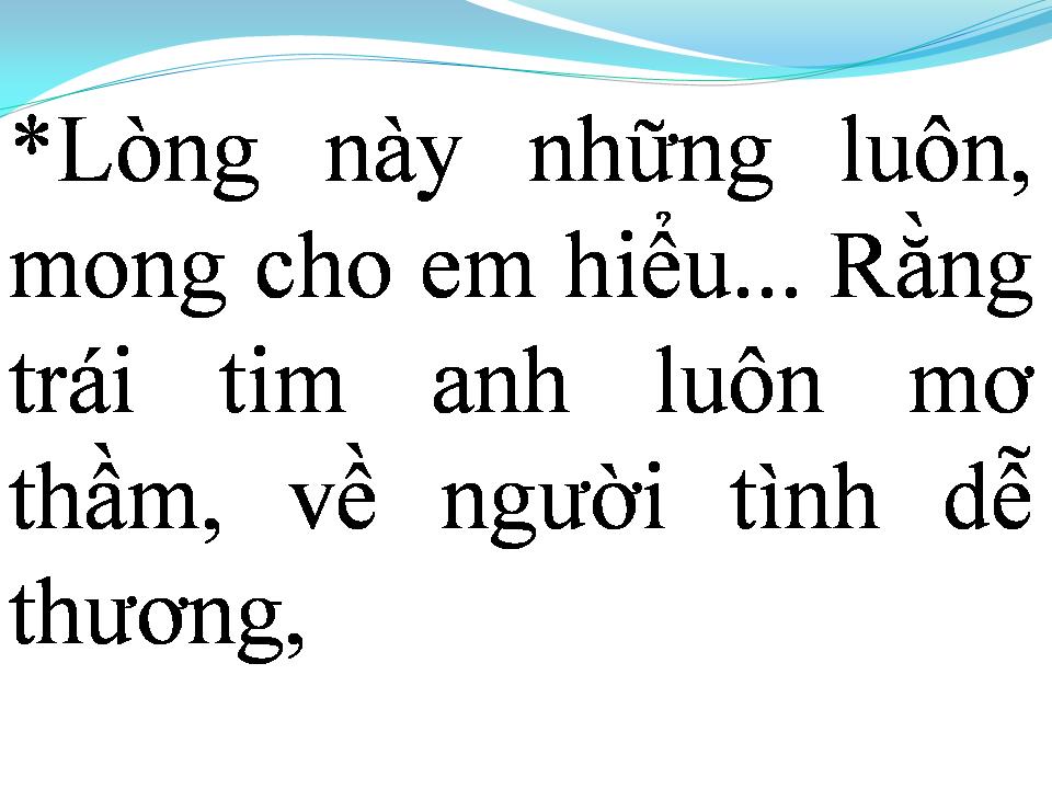Lời bài hát NÓI SAO CHO EM HIỂU (HOW CAN I TELL HER)
