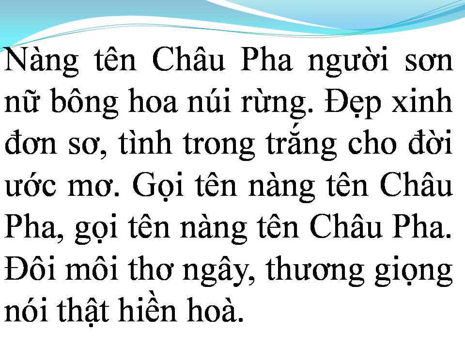 Lời bài hát NỔI BUỒN CHÂU PHA