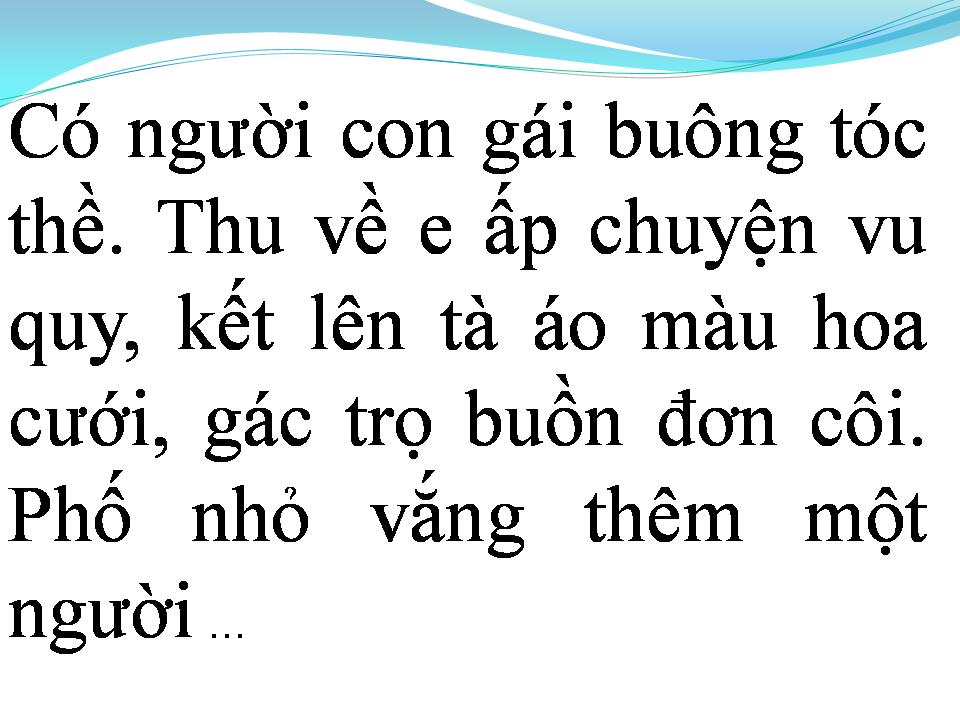 Lời bài hát NỖI BUỒN GÁC TRỌ