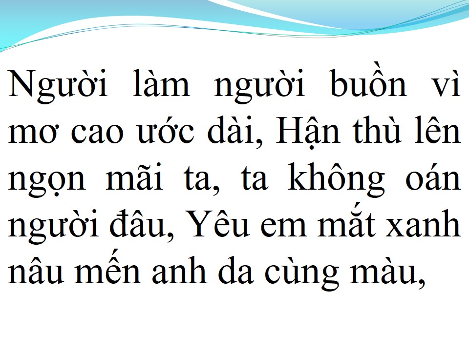 Lời bài hát NỖI BUỒN SA MẠC