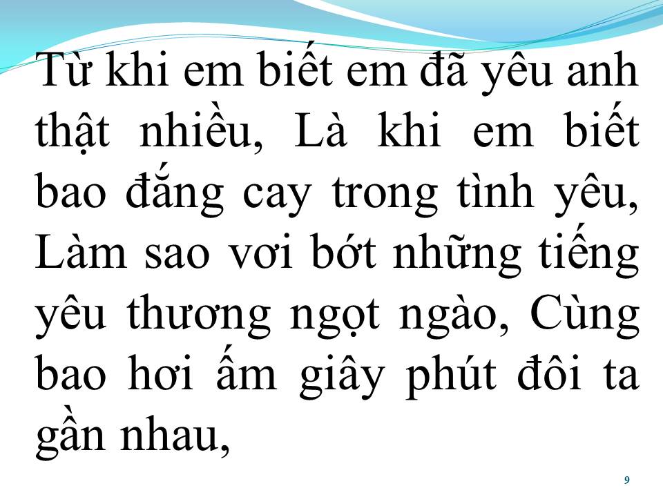 Lời bài hát NỖI ĐAU NGỌT NGÀO