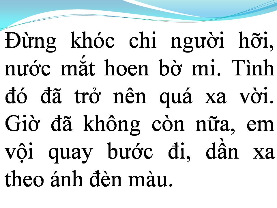 Lời bài hát NỖI ĐAU TÌNH YÊU