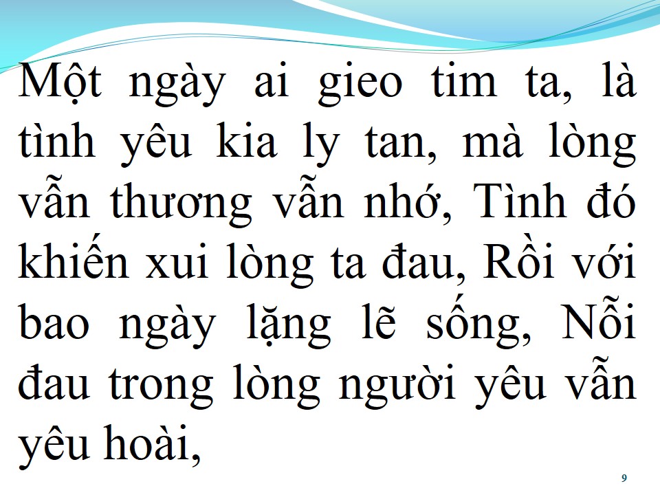 Lời bài hát NỖI LÒNG