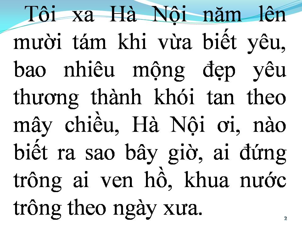 Lời bài hát NỖI LÒNG NGƯỜI ĐI