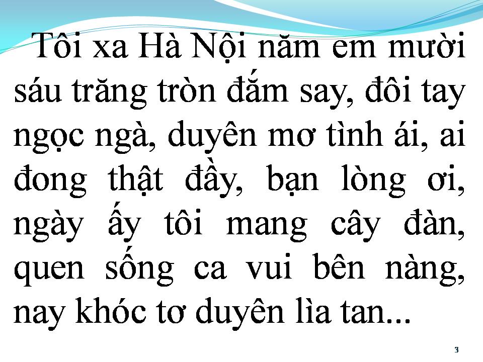 Lời bài hát NỖI LÒNG NGƯỜI ĐI